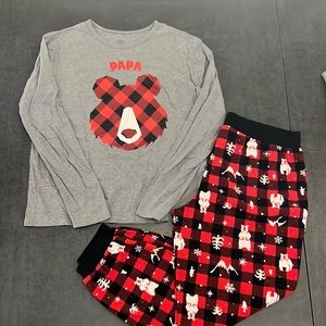 Papa Bear Winter Pajams